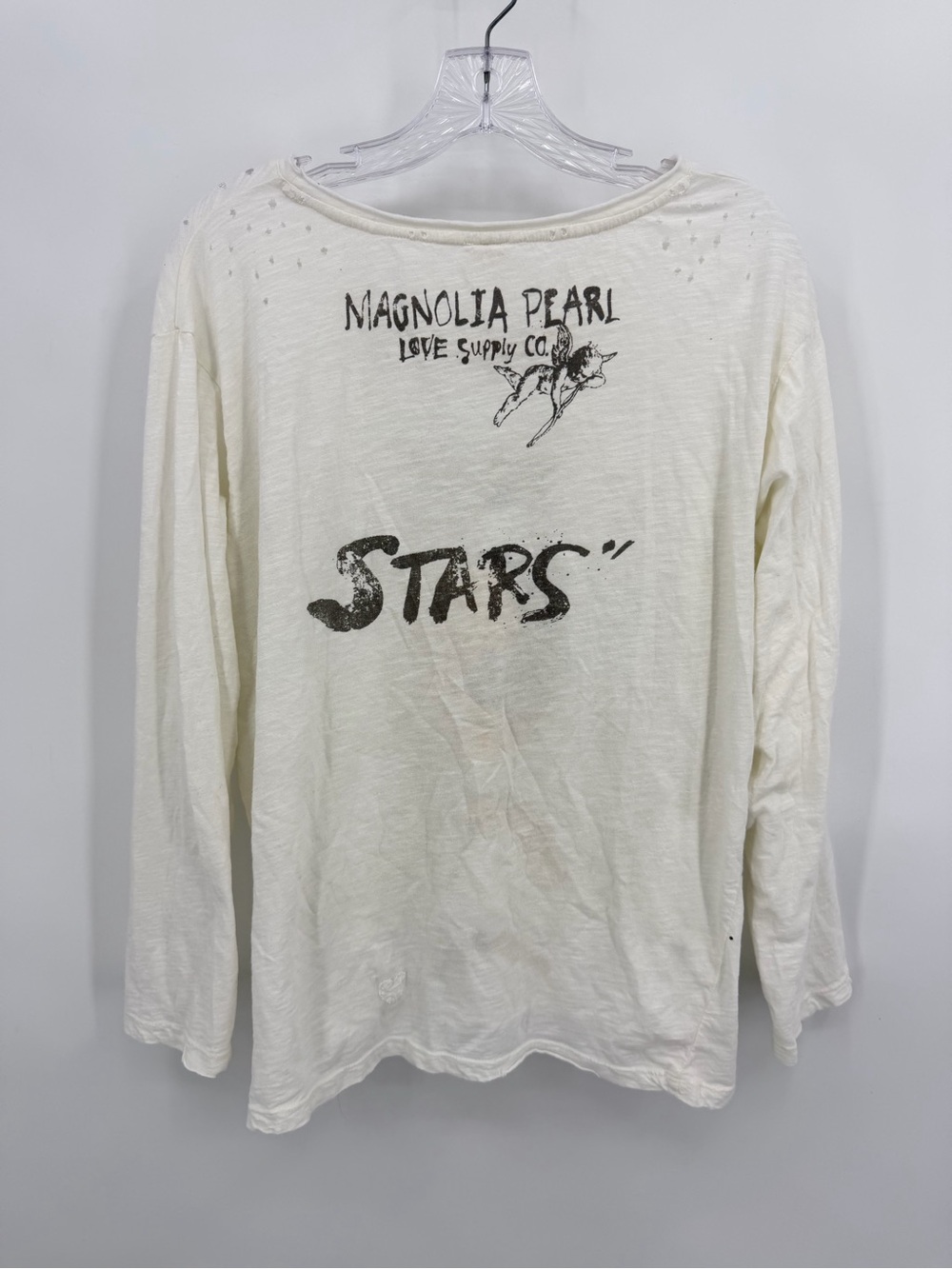 Magnolia Pearl Moon Phases Long-sleeve Tee T-shirt Cotton Ivory One Size - Picture 5 of 10
